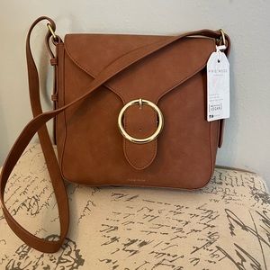 Pixie Mood Scarlette Crossbody, dark oak / nubuck.